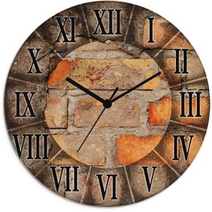 Artland Wanduhr »Antike Uhr«, wahlweise mit Quarz- oder Funkuhrwerk, lautlos... braun Größe