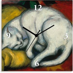 Artland Wanduhr »Die weisse Katze. 1912«, analog, 30 cm weiss Größe