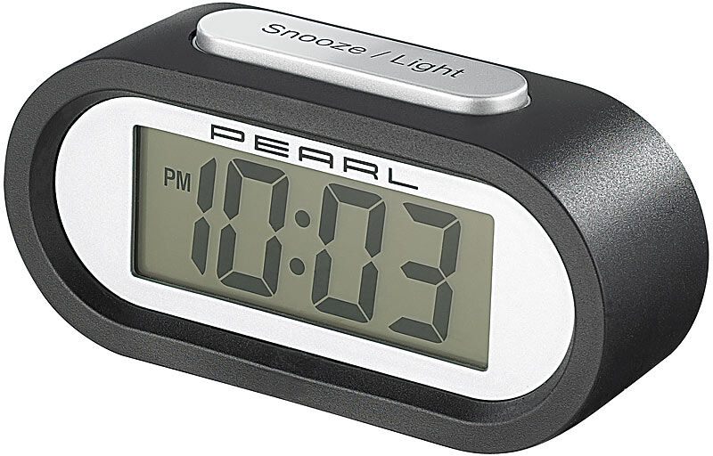 Pearl LCD-Funkwecker mit individuellem Weckton