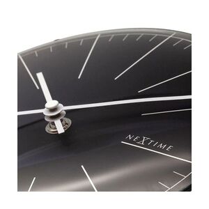 Nextime Tisch- Wanduhr Big Stripe Mini Dome Ø 20 cm schwarz