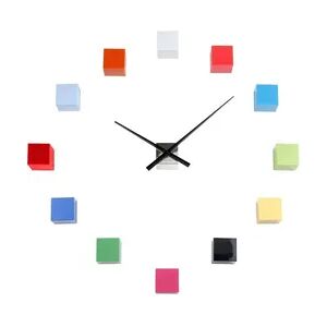 Karlsson Wanduhr DIY Cubic - Multicolor - Ø24,5cm