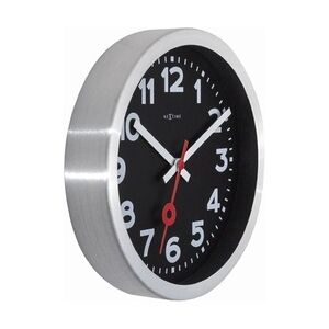 Nextime Tisch- Wanduhr Station Ø 19 cm schwarz