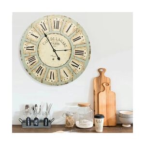 vidaXL Wanduhr Mehrfarbig 60 cm MDF