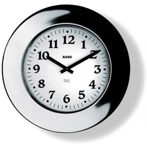 Alessi - Momento Wanduhr, Edelstahl poliert