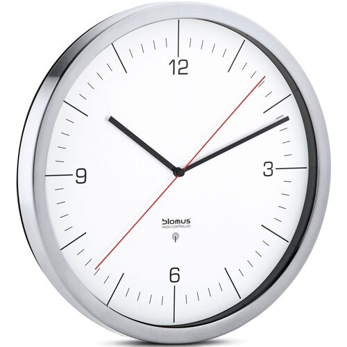 Blomus Funkwanduhr BLOMUS „Funkuhr -Crono- weiss“ Wanduhren Gr. H: 30,5 cm, weiß Funkuhr Wanduhr Wanduhren