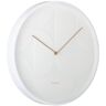 Karlsson Echelon Circular Wanduhr - white - Ø 40 cm - Tiefe: 4,5 cm