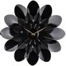 Karlsson Flower Wanduhr - black - Ø 60 cm - Tiefe: 5 cm