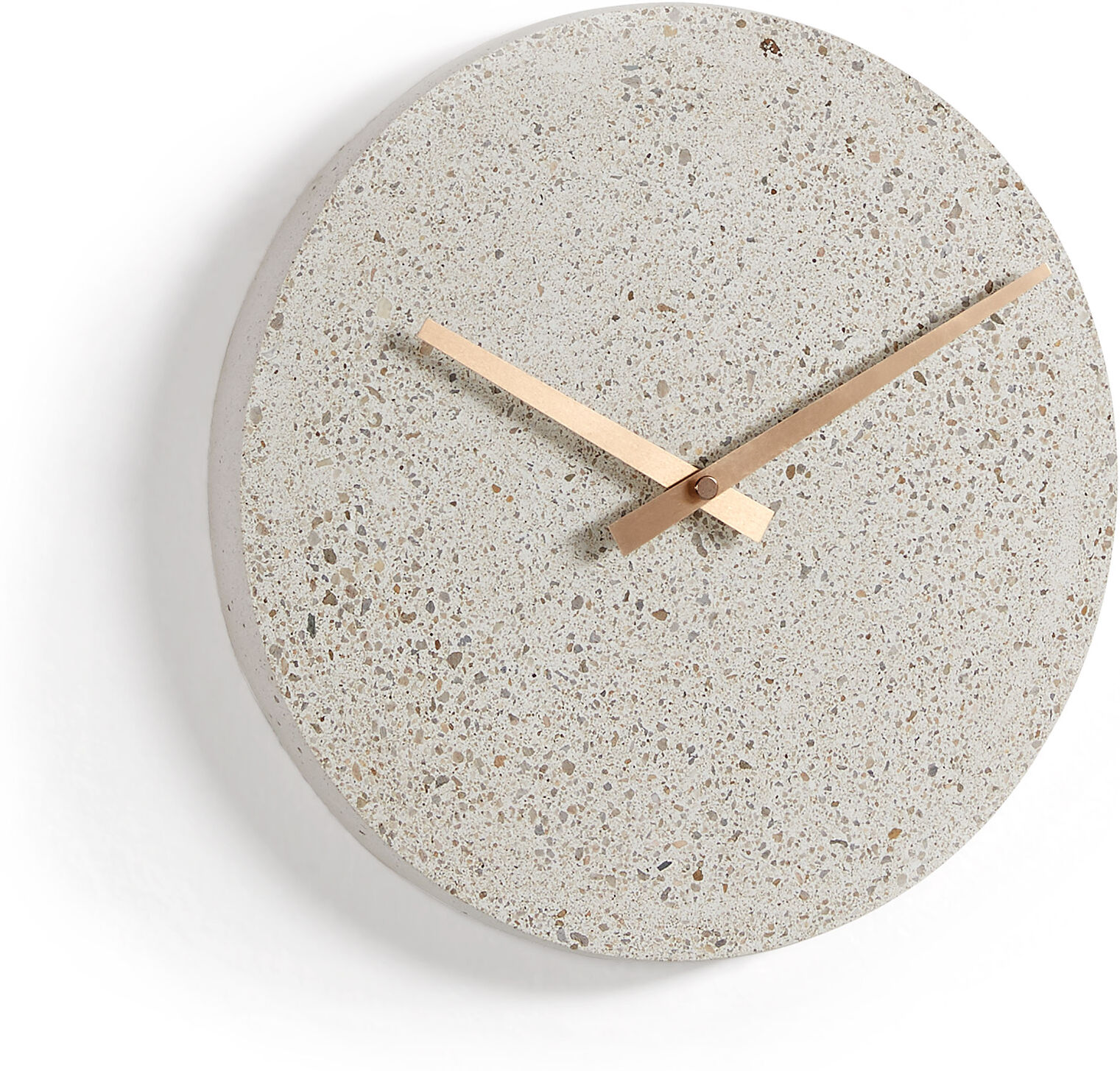 Kave Home - Wanduhr Alexia, Ø 27 cm beige