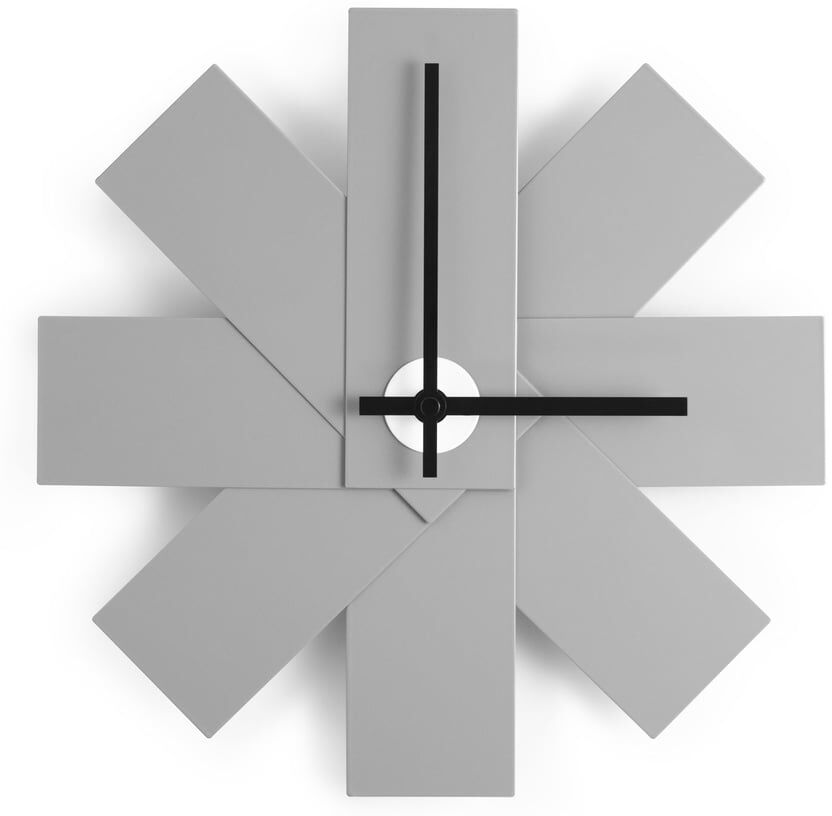 Normann Copenhagen - Watch me Wanduhr, grau