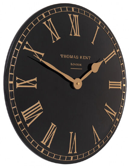 Thomas Kent wanduhr Oxford 51 x 2 cm Stahl schwarz