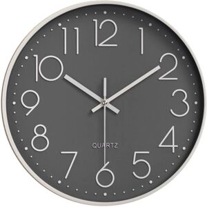 Moderne ur Silent ikke-tikkende vægur, Silent Mute Wall Clock Wall Pen