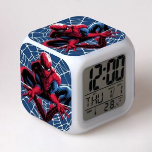 Marvel superhelte spiderman farverige vækkeur