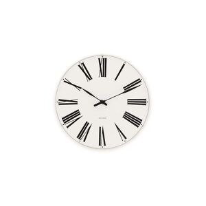 Arne Jacobsen Clocks Arne Jacobsen Roman Vægur Ø: 21 cm - Sort/Hvid