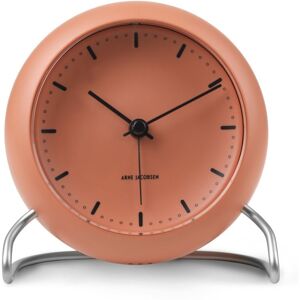 Arne Jacobsen Clocks Arne Jacobsen City Hall Bordur Ø: 11 cm - Pale Orange