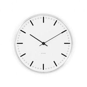 Arne Jacobsen Clocks Arne Jacobsen City Hall Vægur Ø: 29 cm - Sort/hvid
