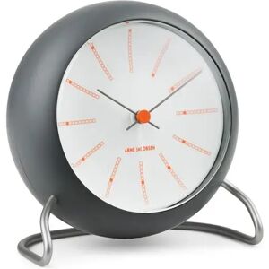 Arne Jacobsen Clocks Arne Jacobsen Bankers Bordur Ø: 11 cm - Mørkegrå