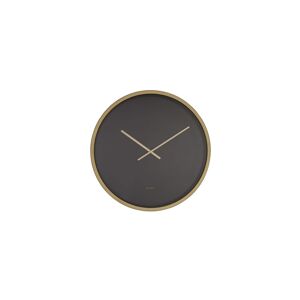 Zuiver Reloj de metal negro y dorado d60