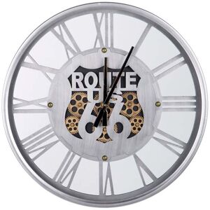 Adda Home Reloj multicolor de cristal 60x8x60cm