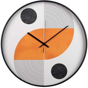 Adda Home Reloj naranja/ de acrílico 60x4.5x60cm