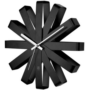 Umbra - Ribbon Horloge murale, noire