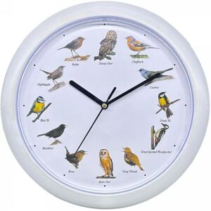 - Horloge chant d'oiseau Blanc HG03725 - Blanc