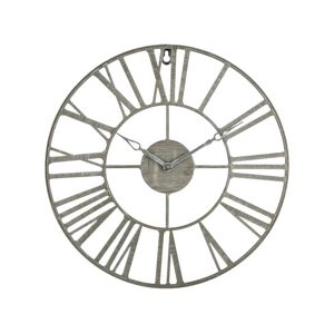 Conforama Horloge gris 36.5 cm CLEM36G