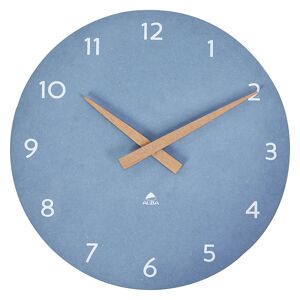 Alba Horloge murale Scandy Ø 30 cm - À quartz - bleu