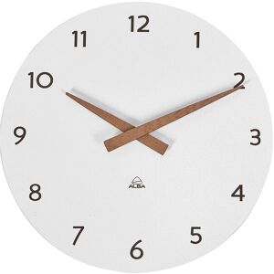 Alba Horloge murale Scandy Ø 30 cm - À quartz - blanc