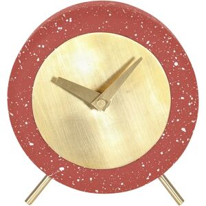 ZAGO Horloge en beton noir effet terrazzo Clock