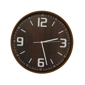 EMDE Horloge ronde en bois 32cm