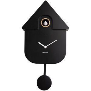 Horloge coucou moderne plastique noir