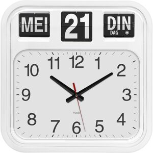 Fysic Horloge murale analogique extralarge avec jour et date