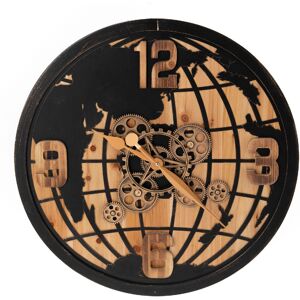 Amadeus Horloge 65cm noir en métal H1