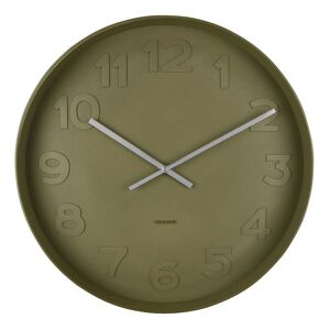 Karlsson Horloge murale ronde D51cm vert mousse