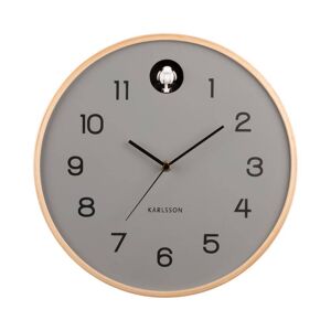 Present Time horloge murale coucou gris diam 31,5cm