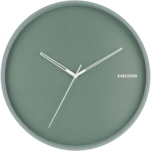 Karlsson Horloge en metal hue vert