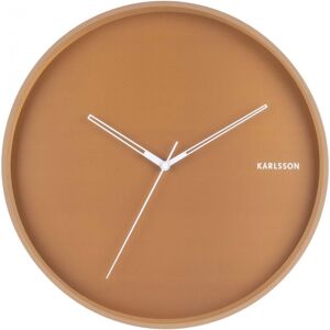 Karlsson Horloge en metal hue marron