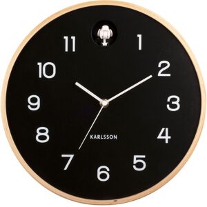 Karlsson Horloge murale ronde D31,5cm noir