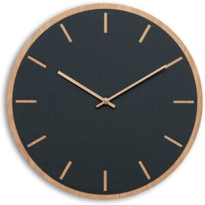 Hemverk Horloge murale en linoleum gris D38cm