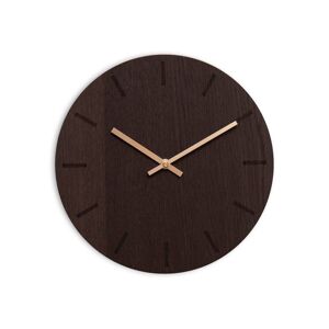 Hemverk Horloge murale en bois marron D28cm