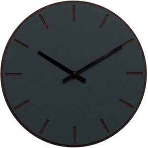 Hemverk Horloge murale en linoleum gris D28cm