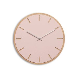 Hemverk Horloge murale en linoleum rose D38cm