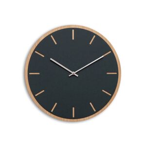 Hemverk Horloge murale en linoleum gris D38cm