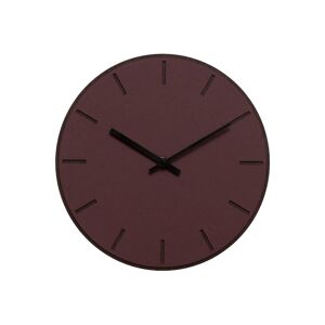 Hemverk Horloge murale en linoleum rouge D28cm
