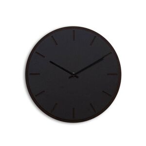 Hemverk Horloge murale en linoleum noir D38cm