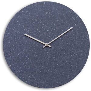 Hemverk Horloge murale en fibres textiles bleu D38cm