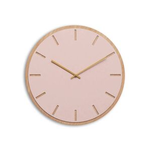 Hemverk Horloge murale en linoleum rose D38cm