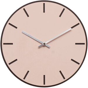 Hemverk Horloge murale en linoleum rose D28cm