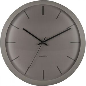 Present Time Horloge murale gris D40x12cm