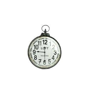 Antic Line Créations Horloge industrielle Loft 60 cm
